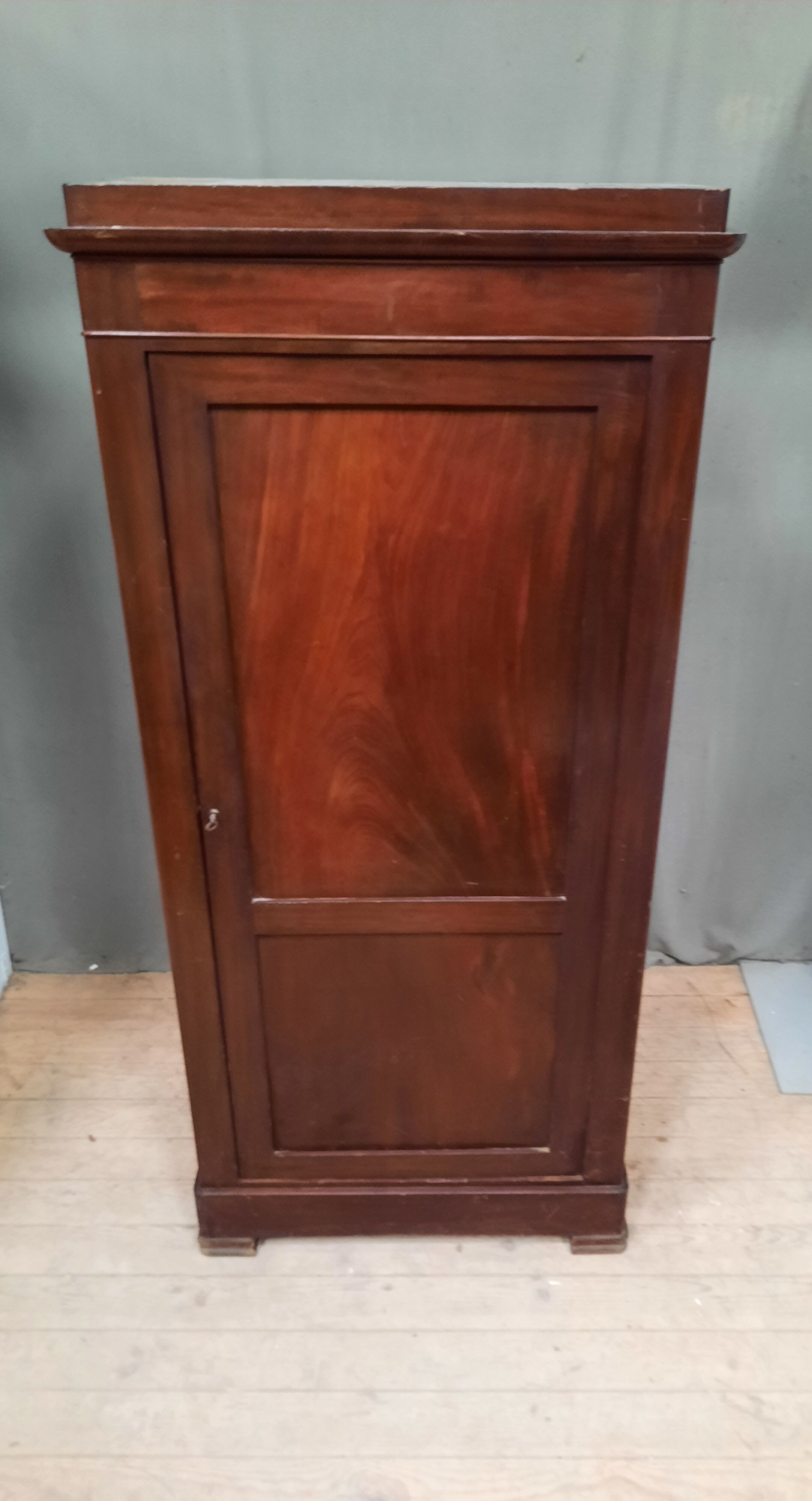 Small mahogany wardrobe