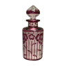 Art deco bottle in crystal of nancy decoration auguste houillon