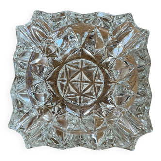 Crystal ashtray, empty pocket