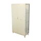 Old metal pharmacy cabinet medicine cupboard glass industrial 1950s
