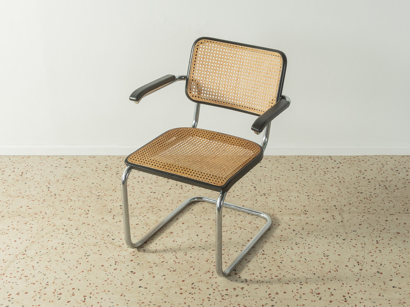 Tubular steel chair, model S 64, Marcel Breuer edition Thonet