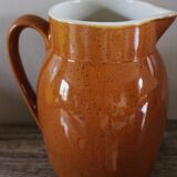 Speckled stoneware carafe/pitcher, Digoin