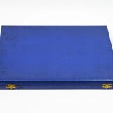 Art Deco silver-plated cake service, shell model, circa 1930.