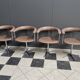 4 chaises pivotantes style Borje Johansen, années 1970