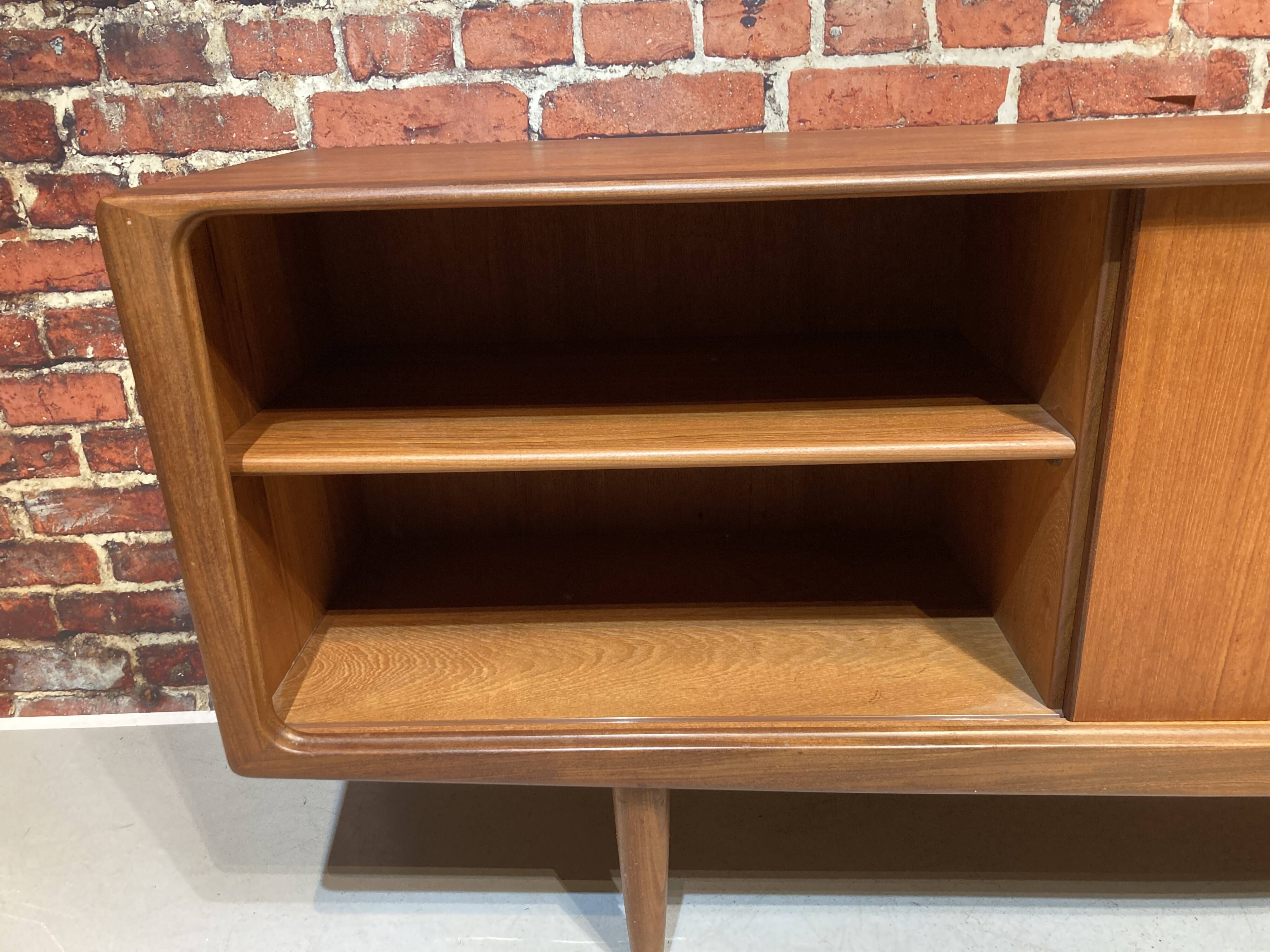Teak sideboard by Henry Walter Klein for Bramin, Denmark 1960s
