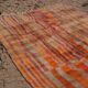Moroccan Berber rug Mrirt brown red orange modern