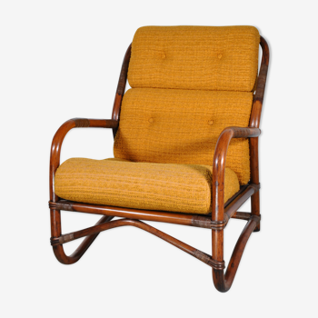 Rattan armchair 1970