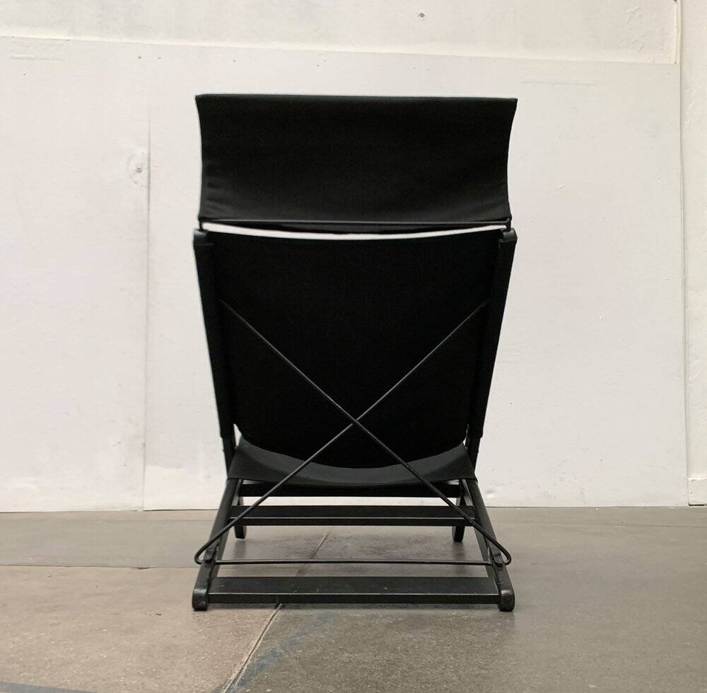 Set of minimalist postmodern folding chairs model Hestra by Tord Björklund for Ikea, 1980s.