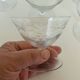 9 coupes à champagne art déco taillées main