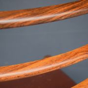 Niels O Moller's series of 5 chairs in Rio rosewood