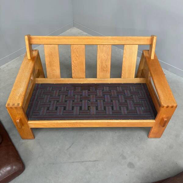 Vintage Asko Bonanza 2 seat sofa, Finland 1960s