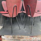 Series of 6 c chairs 60s