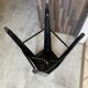 Tabouret haut de bar industriel tolix h75 empilables noir