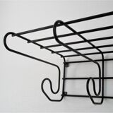 Coat rack metal black ikea design 80s