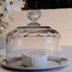 Carved crystal cheese bell