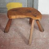 Vintage stool, wooden stool, stool, plant stand, interior decoration