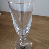 Crystal champagne flutes