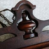Antique Napoleon III style mercury mirror, Victorian wall mirror.