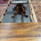 Table à manger ovale à pied centrale époque Napoléon III