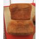 Set de 4 fauteuils vintage et pouf vintage