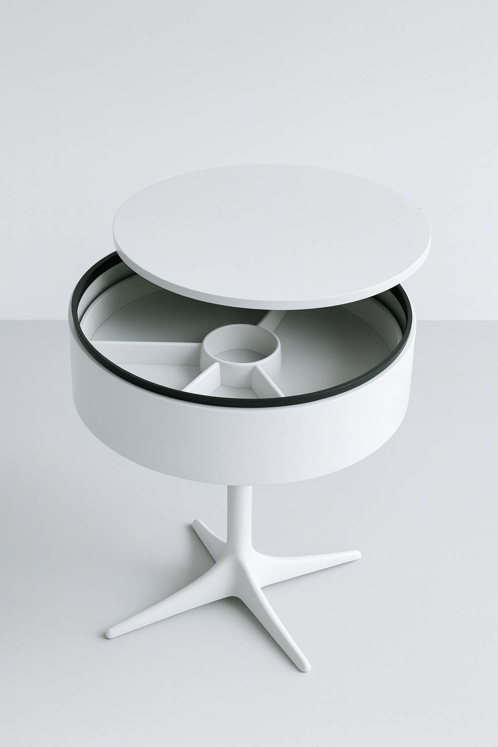 Vintage Kartell sewing table by Horst Brüning