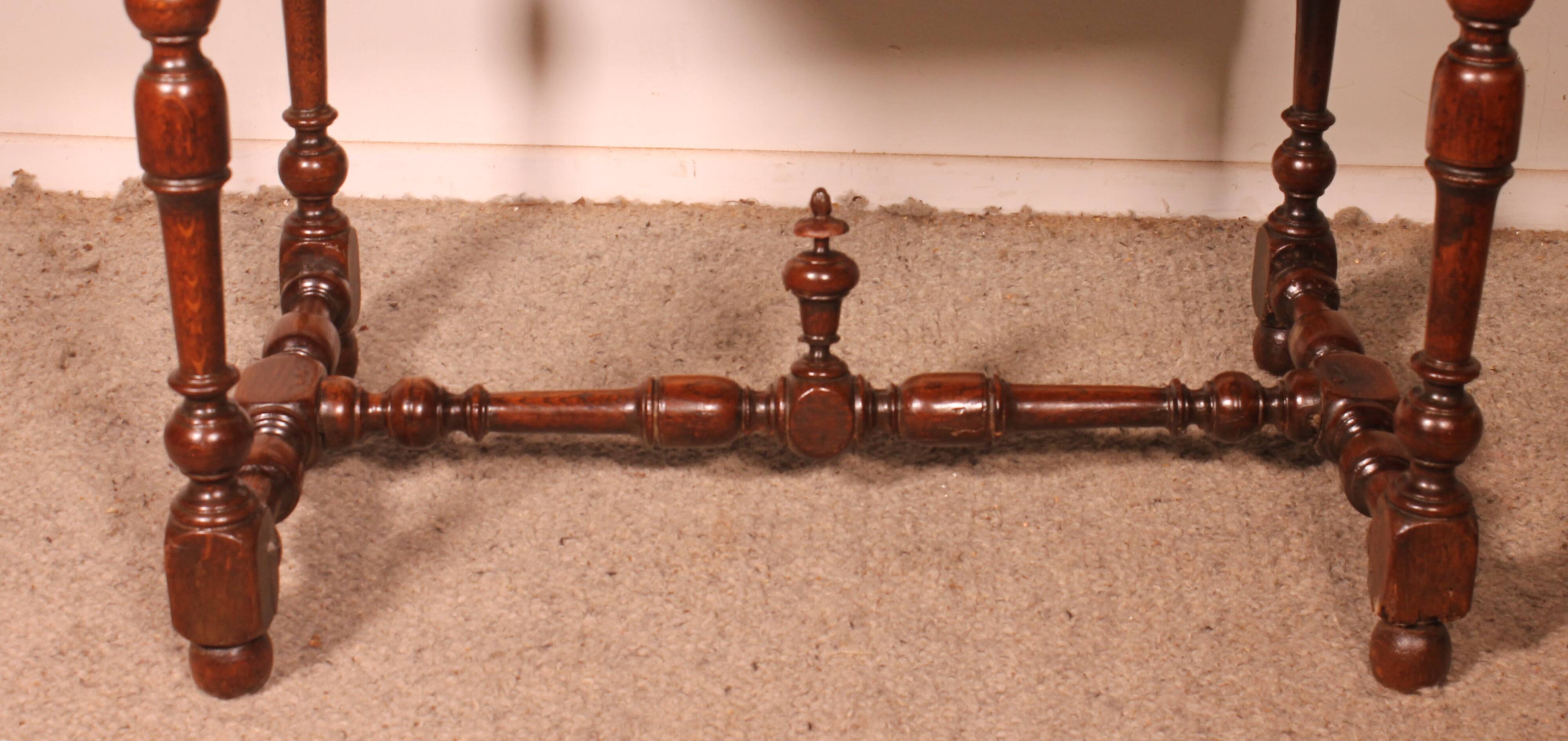 Louis XIII Oak Table - 17th Century