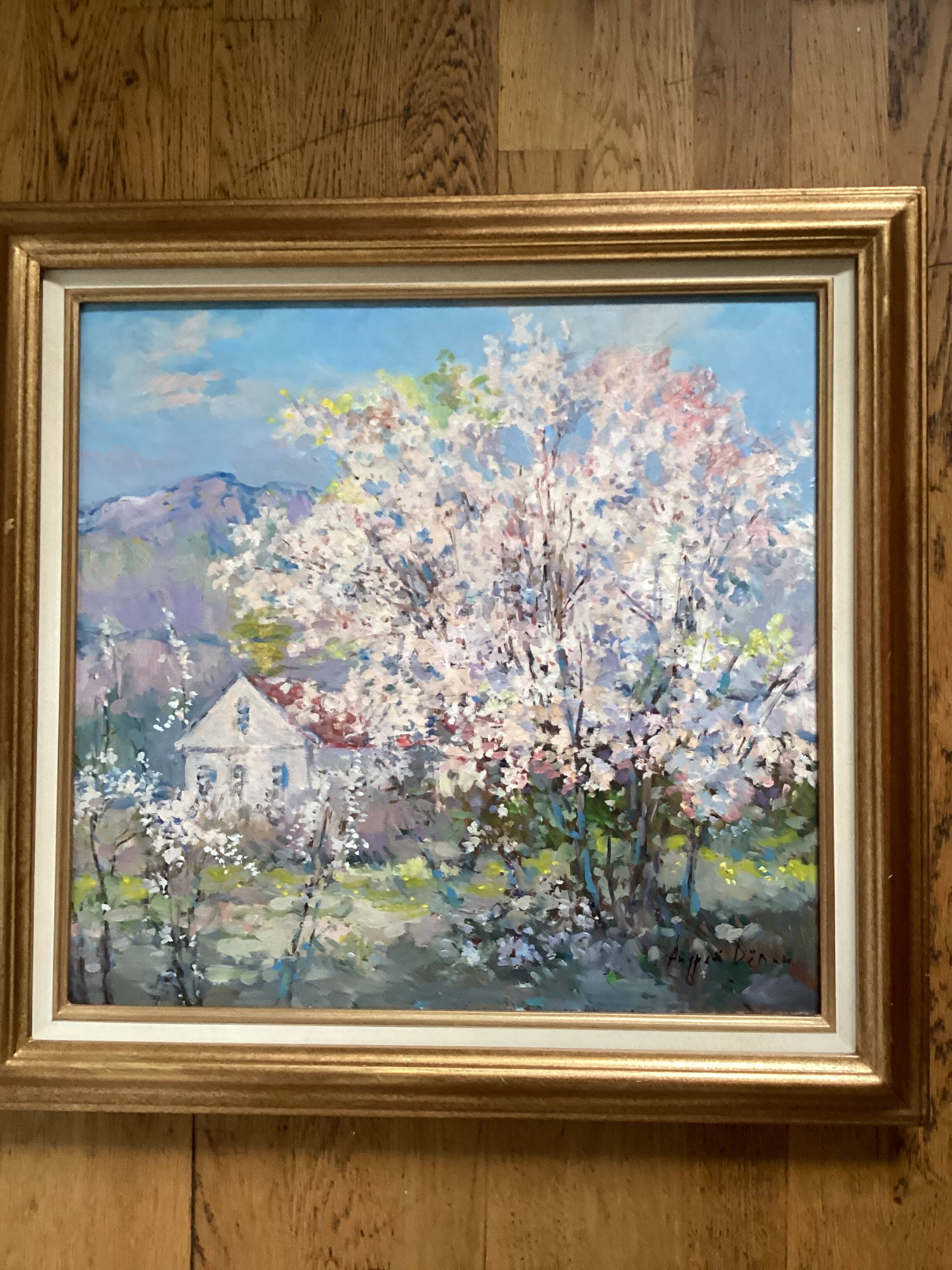 Oil painting on canvas Russian school dimensions: height -64cm - width -67