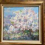 Oil painting on canvas Russian school dimensions: height -64cm - width -67