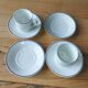 Coffee service for 2 people limoges tharaud "horizon" – 6 pieces