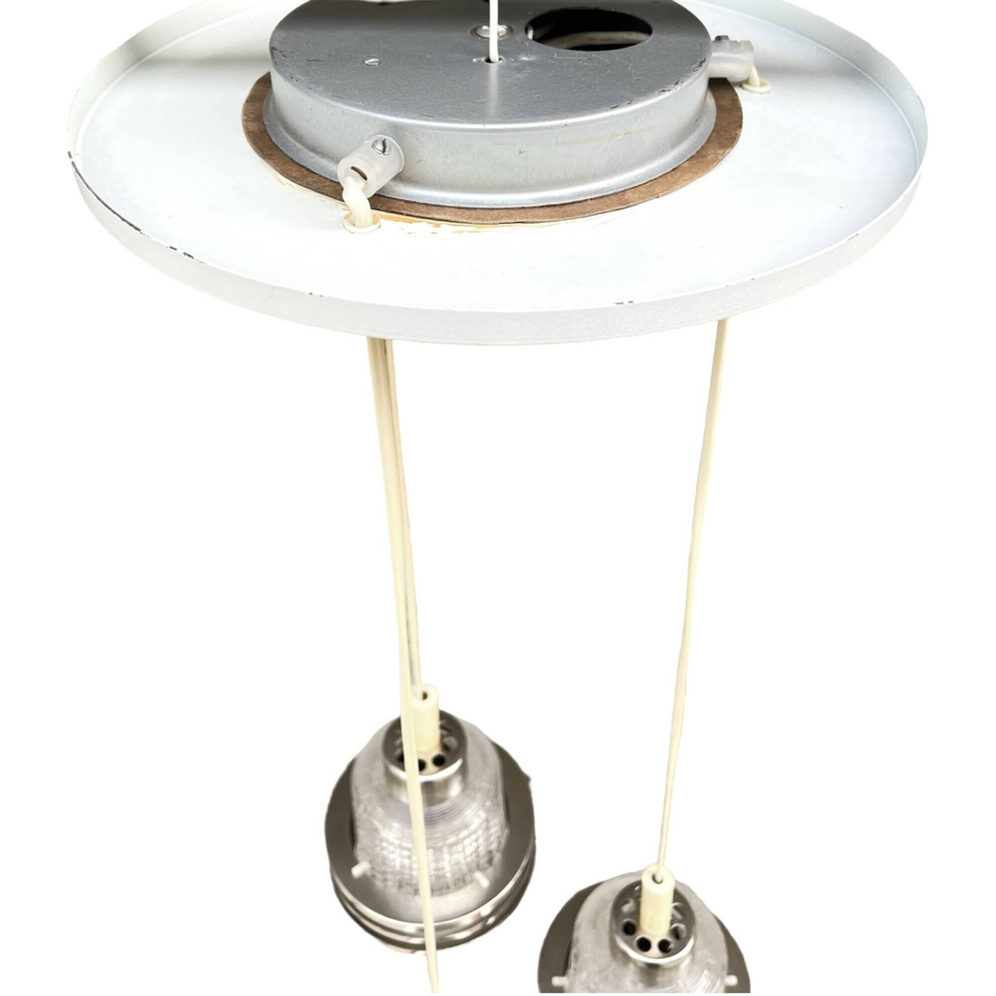 Mid-century modern cascade chandelier Pokrok Žilina, Czechoslovakia, 1970s.