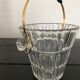 Vintage brass and wire scoubidou ice bucket