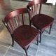 Paire de chaises bistrot vintage
