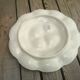 White Gien earthenware oyster dish