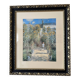 Tableau encadré reproduction Monet "Le Jardin à Vétheuil" 85x73 cm
