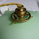 Suspensions abat jour opaline vert pastel