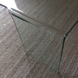 Tempered glass design coffee table