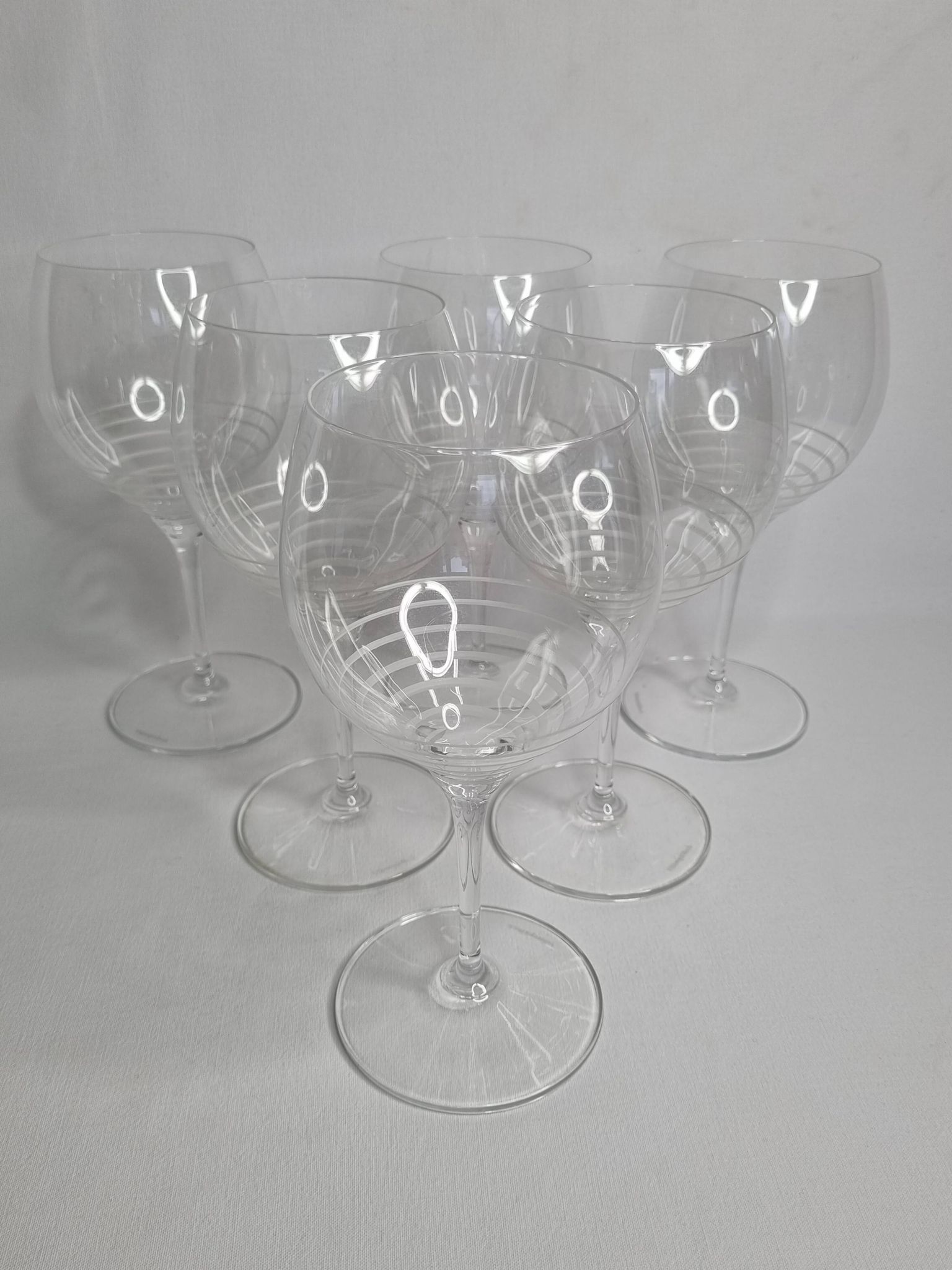 Verres à vin Villeroy et Boch en cristal, 23 cm