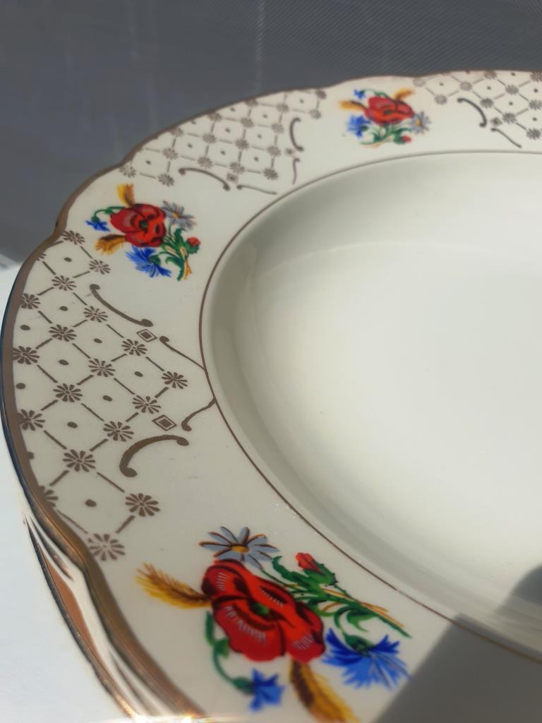 Set 12 hollow plates Villeroy & Boch 1950