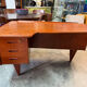 Boomerang desk double-sided by goran strand circa 1960 sweden