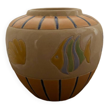 Vase mer poissons