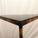 Vintage Eastern Bloc industrial side table, metal & wood accent table