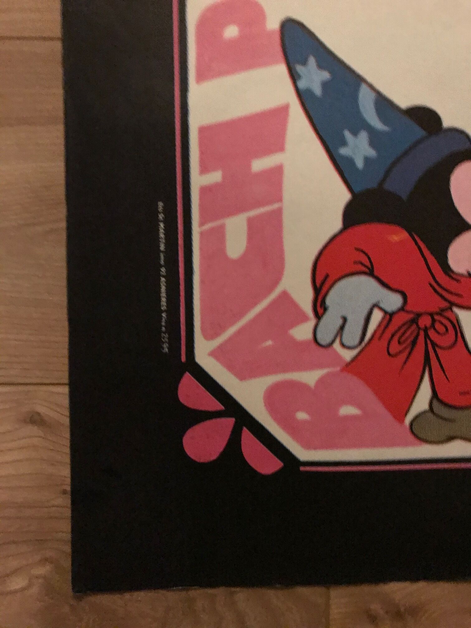 Vintage poster Disney fantasia 120 x 160 cm beautiful colors imp Saint MARTIN