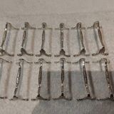 12 silver-plated knife holders Christofle Marie Antoinette LXVI