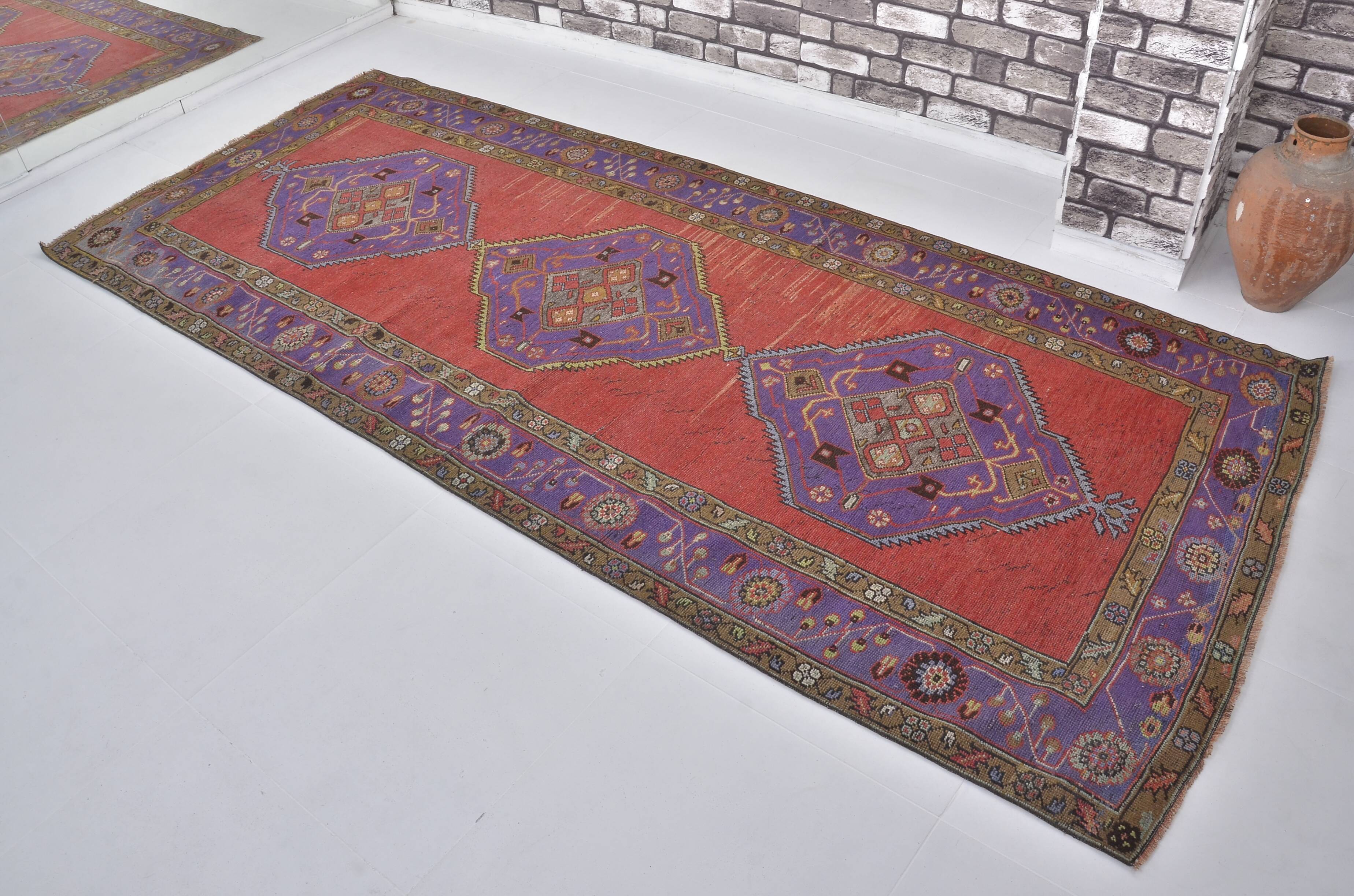 Red & Blue Turkish Wool Rug sku 1207