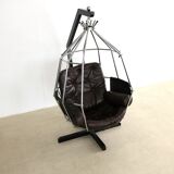 Fauteuil vintage Ib Arberg Parrot Cage