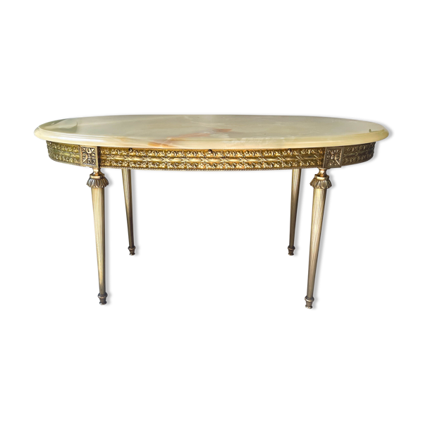 Table basse en marbre et bronze style Néoclassique