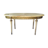 Marble and bronze coffee table Neoclassical style