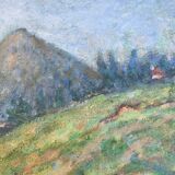 Tableau peinture paysage Isaac Liste XXe
