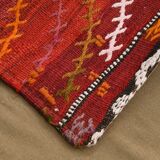 7x10 Multicolor Traditional Handmade Kilim Rug, 202x304Cm