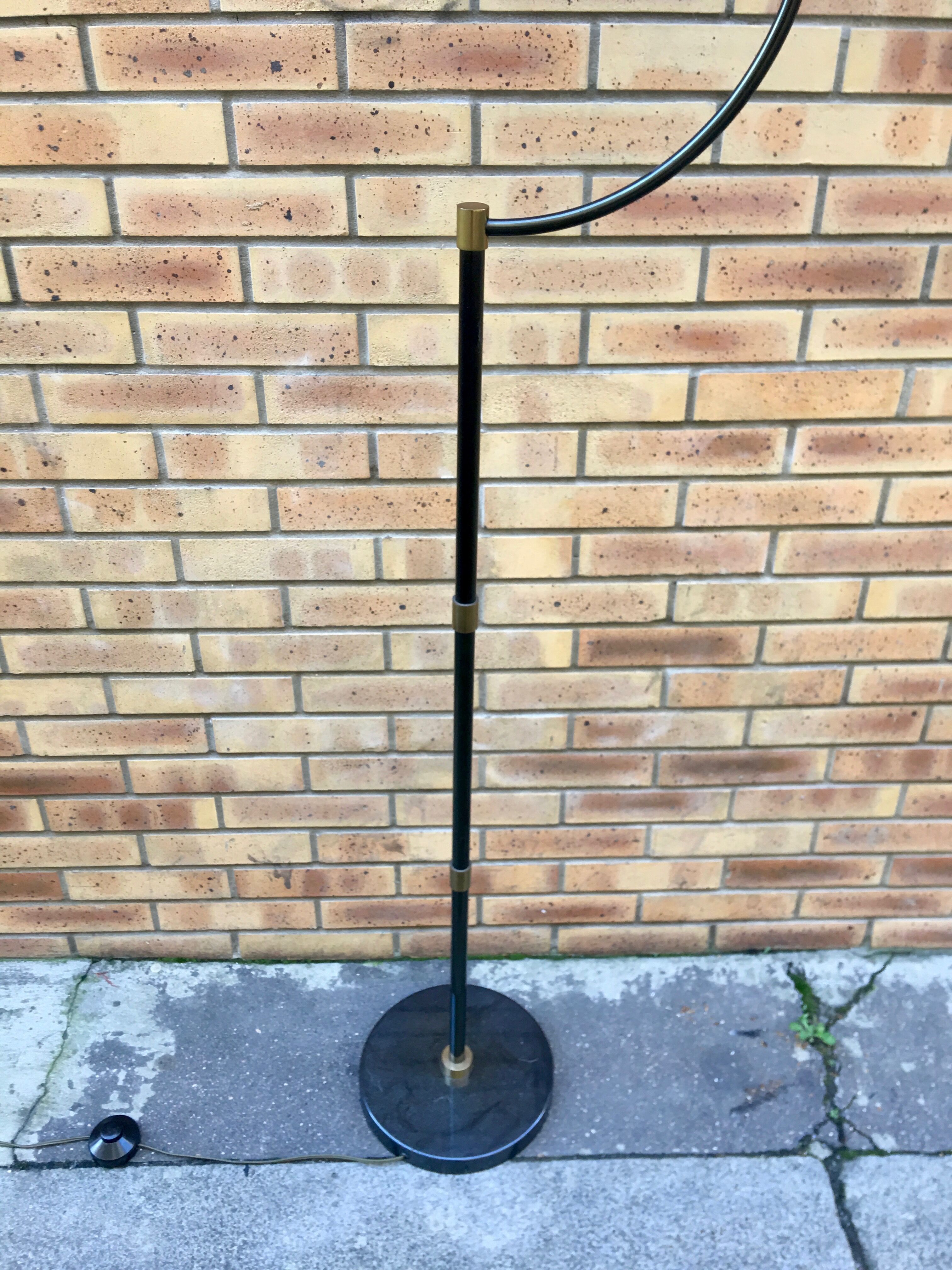 70s lamppost with Houlès fabric blinds